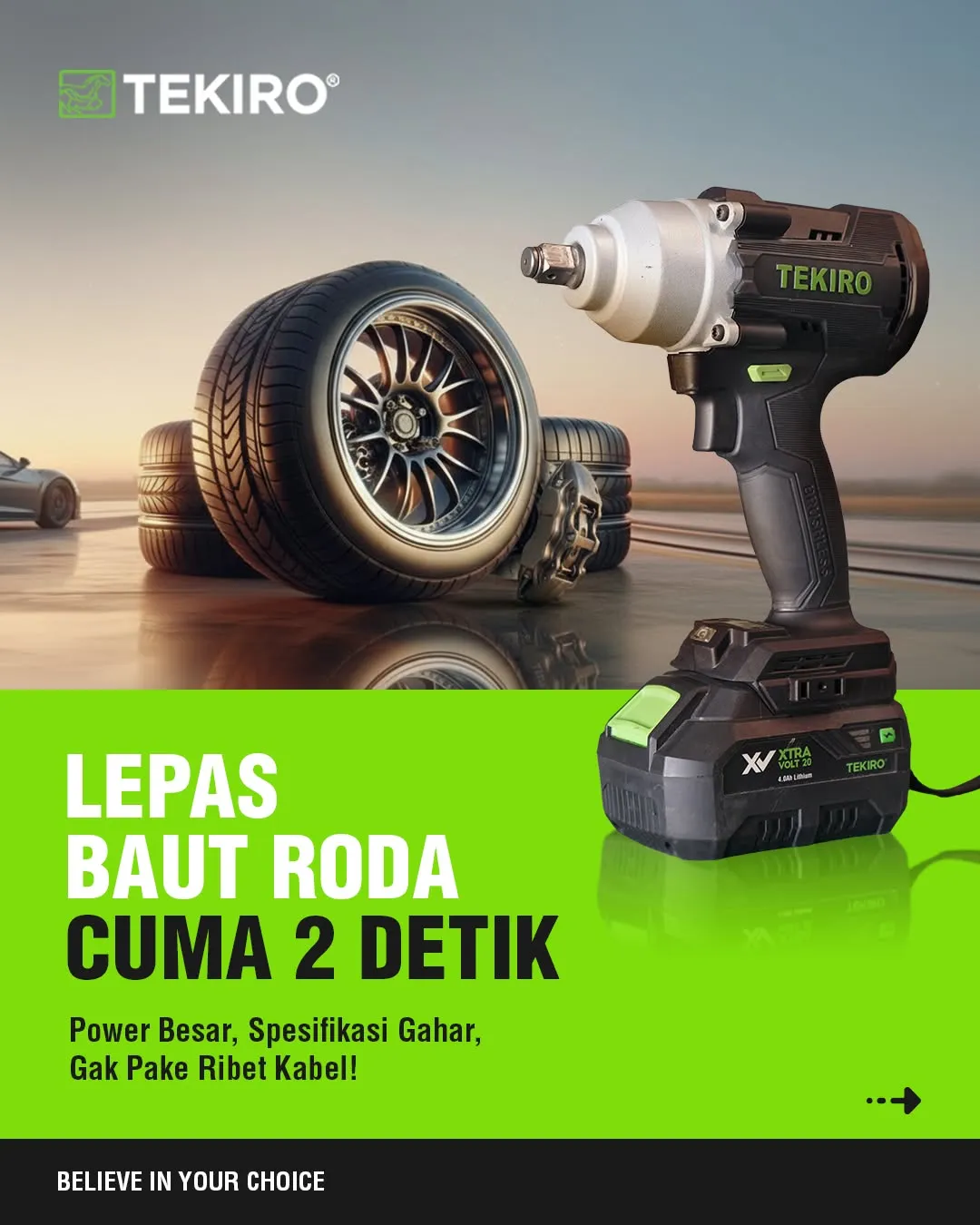 CORDLESS IMPACT WRENCH TEKIRO