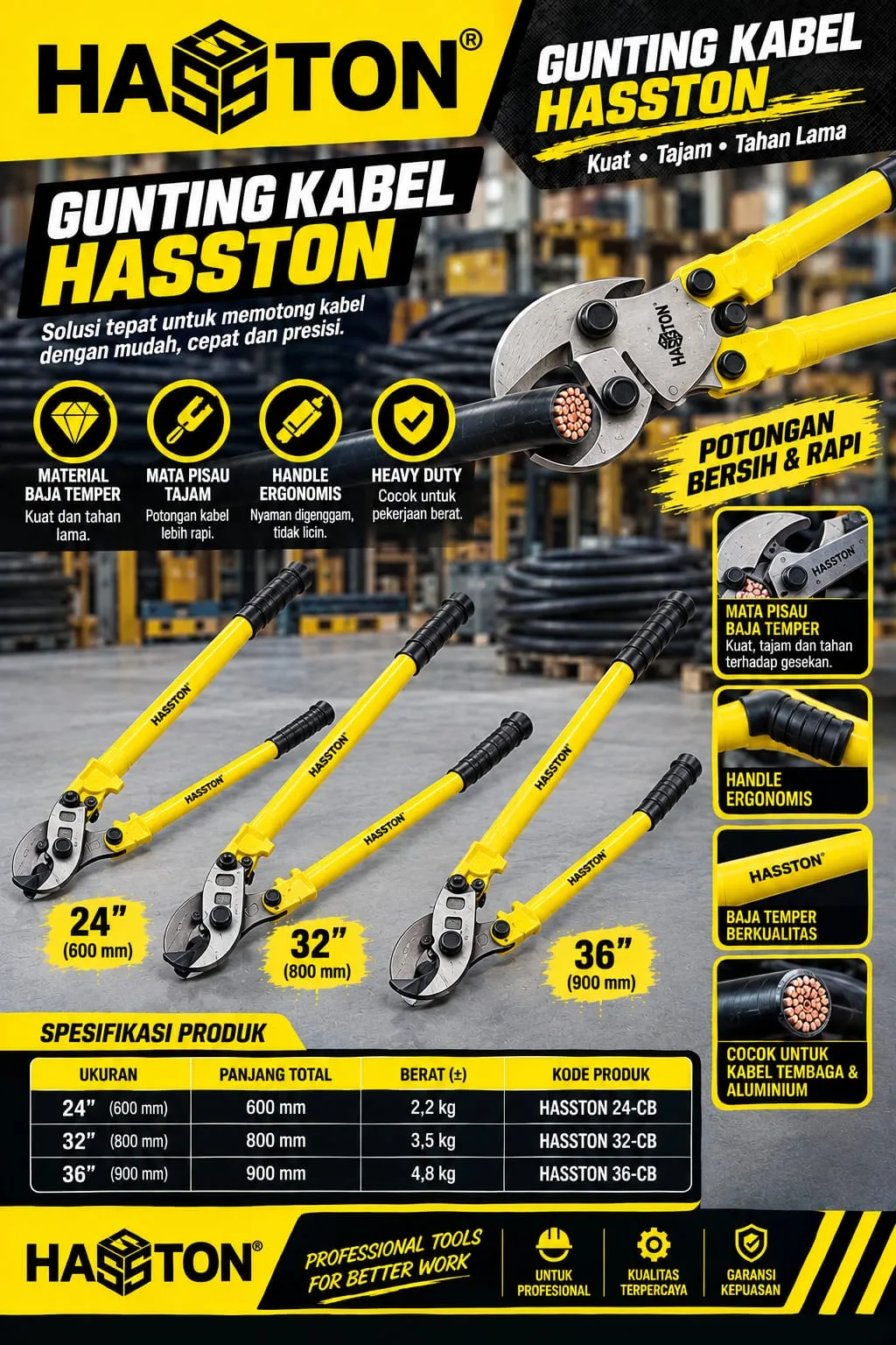 CABLE CUTTER HASSTON